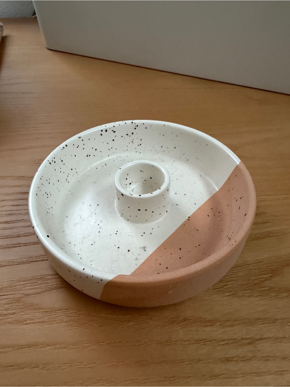 Ceramic Palo Santo/Incense Holder in Speckled Cream/Tan
